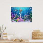 Poster Mermaid célèbre (Cuisine)