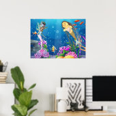 Poster Mermaid célèbre (Bureau à domicile)