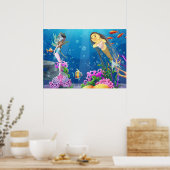Poster Mermaid célèbre (Cuisine)