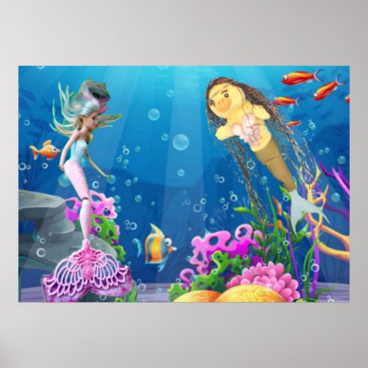 Poster Mermaid célèbre (Devant)