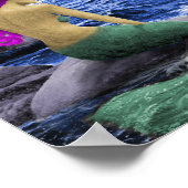 Poster Mermaid et Dolphin (Coin)