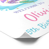 Poster Mermaid et Unicorne Pool Anniversaire de fête P (Coin)