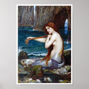 Poster Mermaid, John William Waterhouse