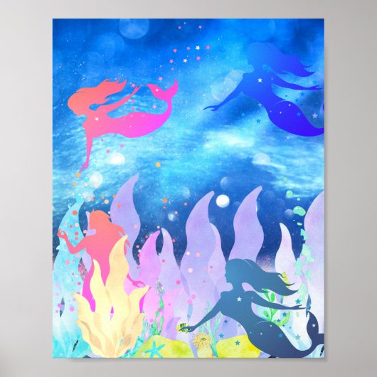 Poster Mermaid joue (Devant)