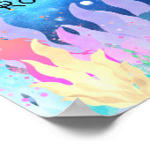 Poster Mermaid joue (Coin)