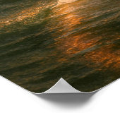 Poster Mermaid Looking At Sailing Ship At Sunset (Coin)