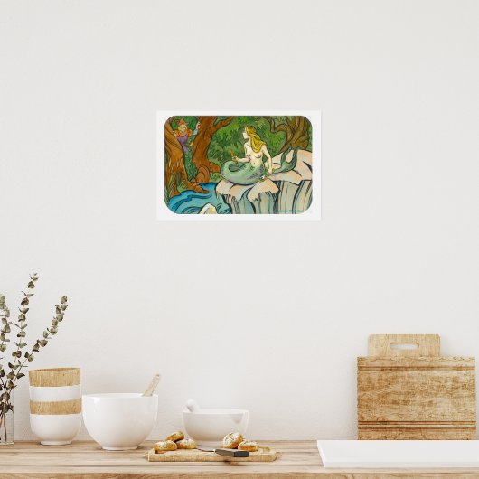 Poster Mermaid Lorelei et Prince Enchanted (Cuisine)