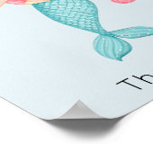 Poster Mermaid Père Noël Noël (Coin)