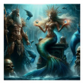 Poster Mermaid Poseidon (Devant)