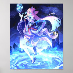 Poster mermaid-princesse