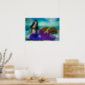 Poster Mermaid Seasons Series "McBeth" WINTER Art (Cuisine)