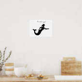 Poster Mermaid Silhouette Thunder_Cove (Cuisine)