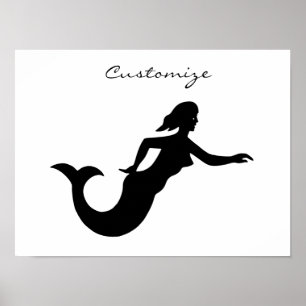 Poster Mermaid Silhouette Thunder_Cove