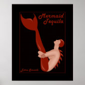 Poster Mermaid Tequila (Devant)