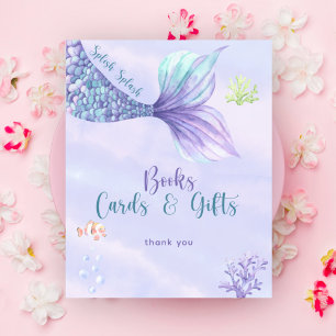 Poster Mermaid Under the Sea Livres cartes et cadeaux