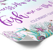 Poster Mermaid Whimsical Devine combien de poissons dans  (Coin)