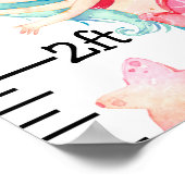 Poster Mermaids sous le rose de la mer Graphique de crois (Coin)