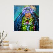 Poster Merrie Monarch Hula Girl (Cuisine)