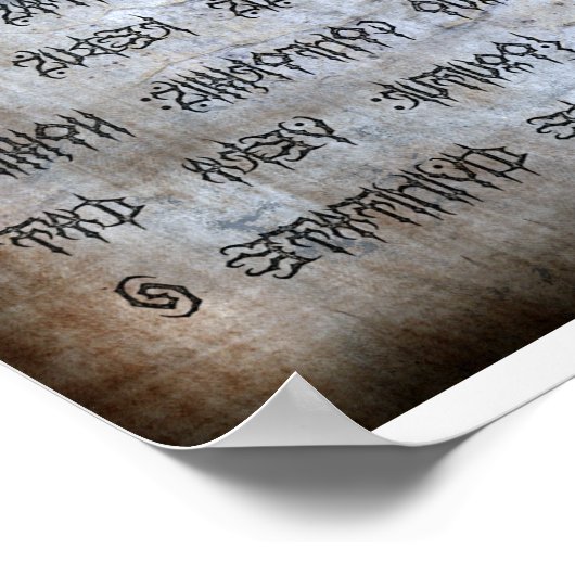 Poster Merrow détails 18x24 (Coin)