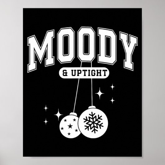 Poster Merry &amp; Bright Moody &amp; Uptight Matching Co (Devant)