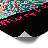 Poster Merry And Bright Christmas Tree Xmas Tree Family H (Coin)