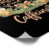 Poster Merry And Caffeinated Christmas Iced Coffee Wreath (Coin)