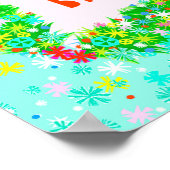 Poster Merry & Bright Wreath (Coin)