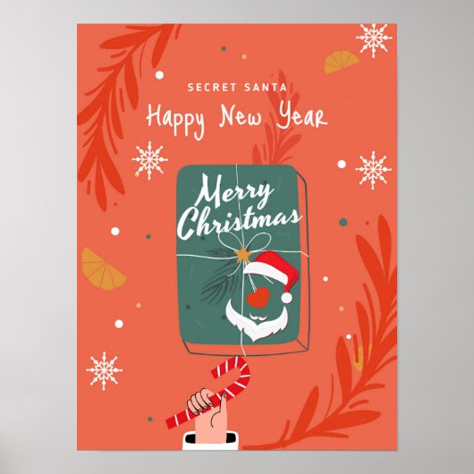 Poster Merry Chrismas (Devant)