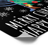 Poster Merry Chrismukkah Happy Christmas Hanukkah  (Coin)