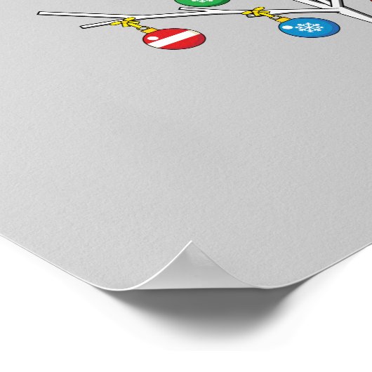 Poster Merry Christmas (Coin)