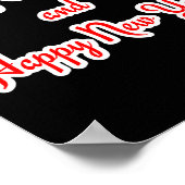 Poster Merry Christmas And Happy New Year (Coin)