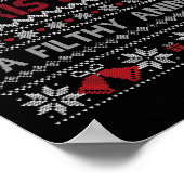 Poster Merry Christmas Animal Filthy Ya Ugly Style Xmas  (Coin)