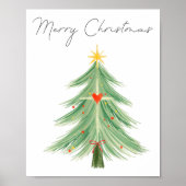 Poster Merry Christmas Christian Faith Cross Holiday Jesu (Devant)