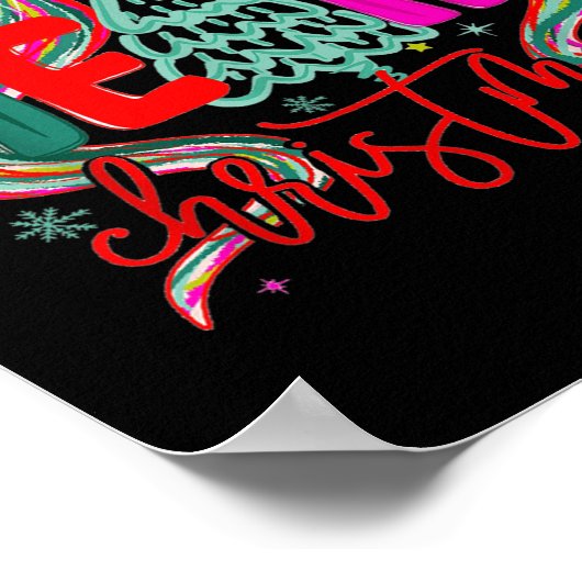 Poster Merry Christmas Coquette Preppy Bow Tree For Woman (Coin)