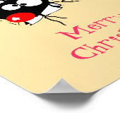 Poster Merry Christmas ! Crazy Red Nosed (Coin)