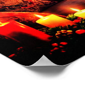 Poster Merry Christmas Decorative Artwork with Kitten (Coin)