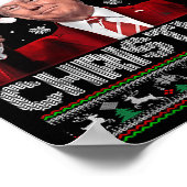 Poster Merry Christmas Donald Trump Santa Family Xmas Ugl (Coin)