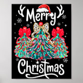 Poster Merry Christmas Family Funny Christmas Tree Women (Devant)