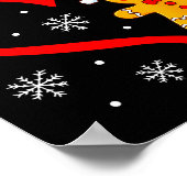 Poster Merry Christmas Gingerbread Family Couples Xmas Pa (Coin)