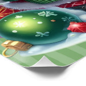 Poster Merry Christmas gnome (Coin)