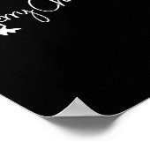 Poster Merry Christmas Handwriting Script With Holly (Coin)