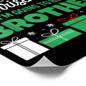 Poster Merry Christmas I'm Going To Be An Brother Pregnan (Coin)