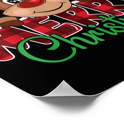 Poster Merry Christmas Reindeer Men Women Family Matching (Coin)