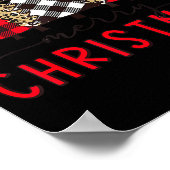 Poster Merry Christmas Tree Shirts Funny Leopard Plaid Pr (Coin)
