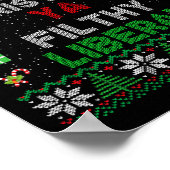 Poster Merry Christmas Ya Filthy Liberal Ugly Knit Long S (Coin)