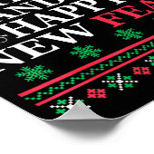 Poster Merry Crisis And Happy New Fear Funny Ugly Christm (Coin)