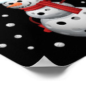 Poster Merry Dinkmas - Pickleball Snowman (Coin)