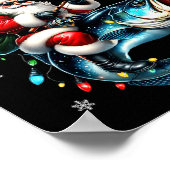 Poster Merry Fishmas Santa Fishing Lovers Funny Fisherman (Coin)