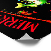 Poster Merry Fishmas To All Fishing Fisherman's Funny Chr (Coin)