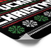 Poster Merry Foring Christmas Funny Raunchy Curse Word Ho (Coin)